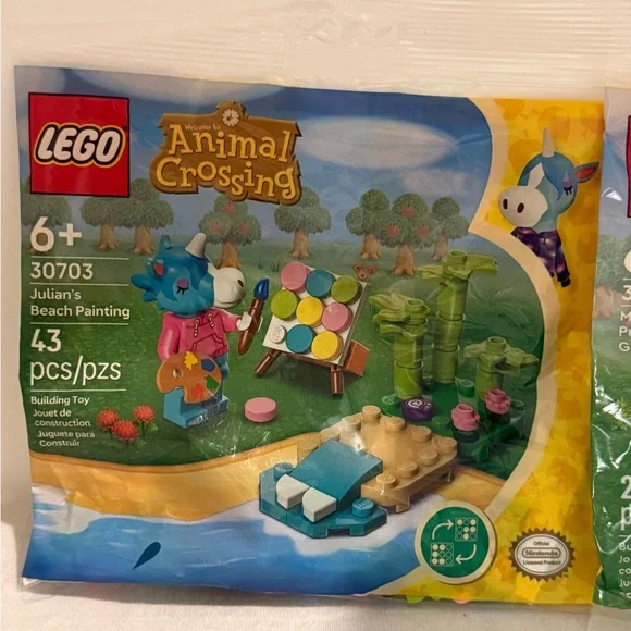 LEGO Animal Crossing 2 Sets Maple's Garden & Julian’s Beach Painting - Picture 2 of 6